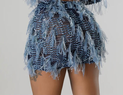 Ocean Breeze Mini Skirt